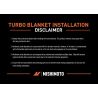 Manta térmica de titanio para turbo Mishimoto Ford Mustang S550