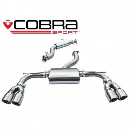 Audi S3 (8V) 5 door Sportback 2.0 TFSI Quattro 2013 -Cat Back Exhaust (Resonated)