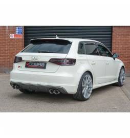 Audi S3 (8V) 5 door Sportback 2.0 TFSI Quattro 2013 -Turbo Back Exhaust (Sports Cat & Resonated)