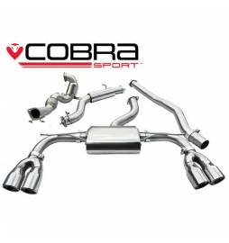 Audi S3 (8V) 5 door Sportback 2.0 TFSI Quattro 2013 -Turbo Back Exhaust (Sports Cat & Resonated)