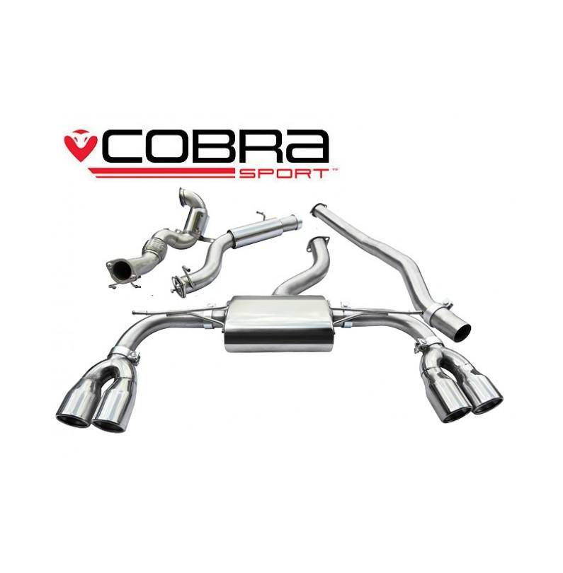 Audi S3 (8V) 5 door Sportback 2.0 TFSI Quattro 2013 -Turbo Back Exhaust (Sports Cat & Resonated) Audi S3 (8V) 5 door Sportback 2.0 TFSI Quattro 2013 -Turbo Back Exhaust (Sports Cat & Resonated)