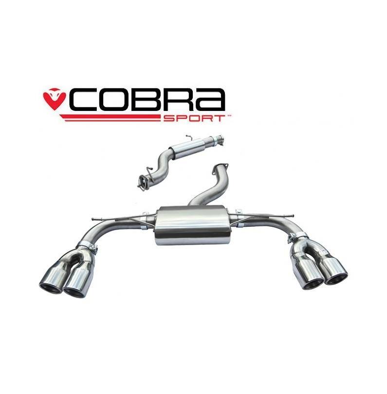 Audi S3 (8V) 5 door Sportback 2.0 TFSI Quattro 2013 -Cat Back Exhaust (Resonated) Audi S3 (8V) 5 door Sportback 2.0 TFSI Quattro 2013 -Cat Back Exhaust (Resonated)