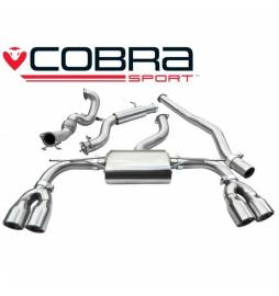 Audi S3 (8V) 5 door Sportback 2.0 TFSI Quattro 2013 -Turbo Back Exhaust (De-Cat & Resonated)