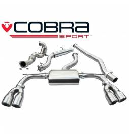 Audi S3 (8V) 5 door Sportback 2.0 TFSI Quattro 2013 -Turbo Back Exhaust (Sports Cat & Resonated)