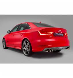 Audi S3 (8V) Saloon 2.0 TFSI Quattro 2013-Cat Back Exhaust (Non-Resonated)