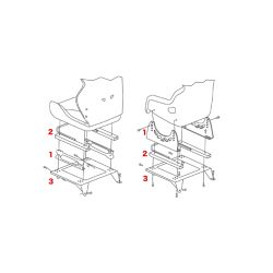 Fijación asiento OMP para Alfa Romeo 155 (HD0-0740)