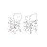 Fijación asiento OMP para Lancia Delta (HD0-0773)