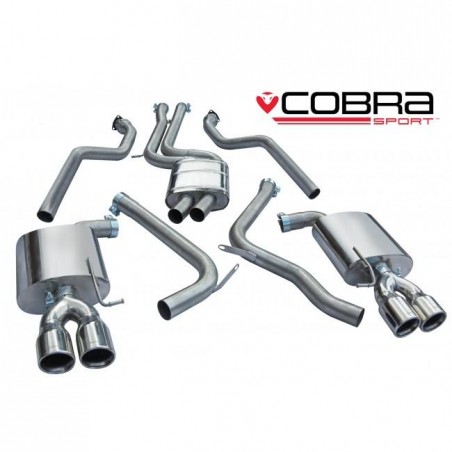 Audi S5 3.0 TFSI Coupe 2009 - Cat Back Exhaust (Non Resonated)