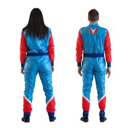 Mono ignífugo RRS EVO2 Michel Vaillant rojo y azul FIA 8856-2018