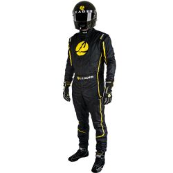Mono ignífugo RRS EVO2 Vaillant Leader negro y amarillo FIA 8856-2018