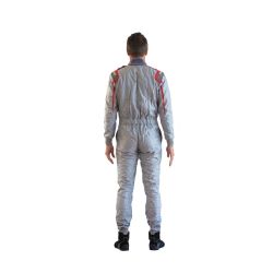 Mono ignífugo RRS EVO Monte Carlo gris y rojo FIA 8856-2018