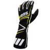 Guantes ignífugos RRS Dynamic 3 negro y amarillo FIA 8856-2018
