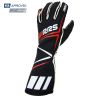 Guantes ignífugos RRS Dynamic 3 negro y rojo FIA 8856-2018