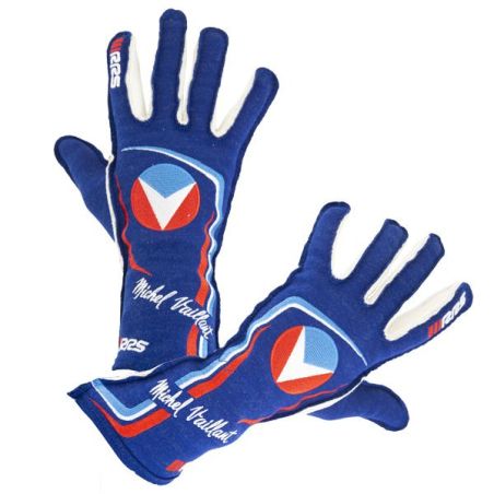 Guantes ignífugos RRS Michel Vaillant azul FIA 8856-2018