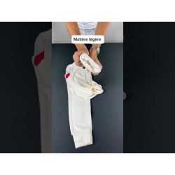 Pantalón ignífugo RRS ONE blanco FIA 8856-2018