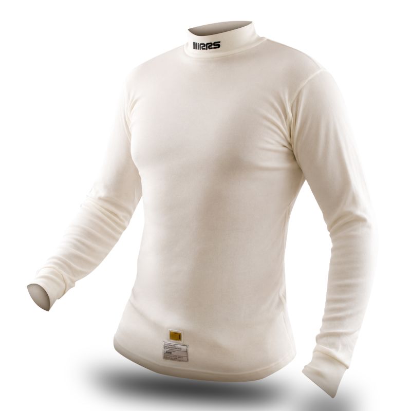 Camiseta ignífuga RRS Flex 2 blanca FIA 8856-2018