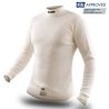 Camiseta ignífuga RRS Flex 2 blanca FIA 8856-2018