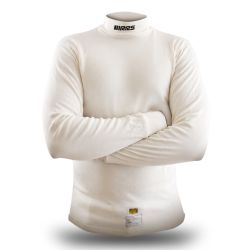 Camiseta ignífuga RRS Flex 2 blanca FIA 8856-2018