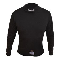Camiseta ignífuga RRS Flex negra FIA 8856-2018
