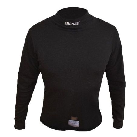 Camiseta ignífuga RRS Flex negra FIA 8856-2018