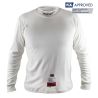 Camiseta ignífuga RRS ONE blanca FIA 8856-2018