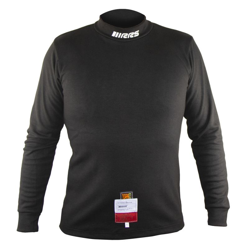 Camiseta ignífuga RRS ONE negra FIA 8856-2018