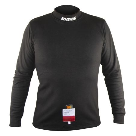 Camiseta ignífuga RRS ONE negra FIA 8856-2018