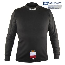 Camiseta ignífuga RRS ONE negra FIA 8856-2018