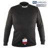 Camiseta ignífuga RRS ONE negra FIA 8856-2018