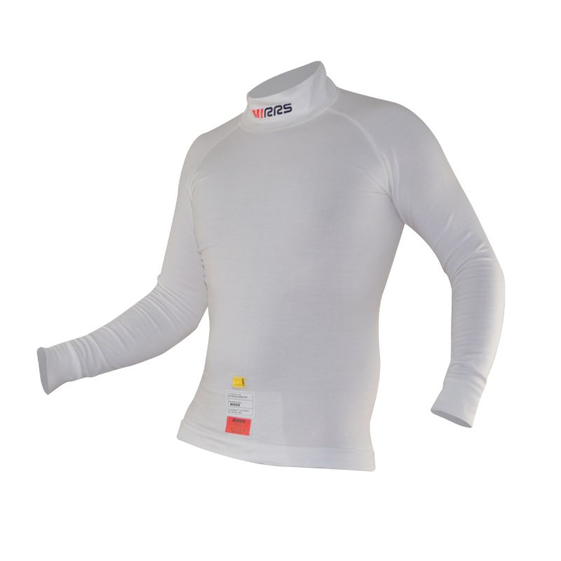 Camiseta ignífuga RRS Prolight blanca FIA 8856-2018