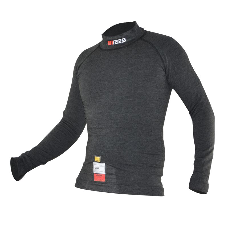 Camiseta ignífuga RRS Prolight negra FIA 8856-2018