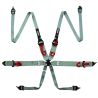 Arnés FIA RRS R6 HANS de 6 puntos gris 2,8 kg FIA 8853-2016