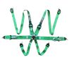 Arnés FIA RRS R6 HANS de 6 puntos verde 2,8 kg FIA 8853-2016