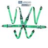 Arnés FIA RRS R6 HANS de 6 puntos verde 2,8 kg FIA 8853-2016