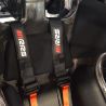 Arnés FIA RRS R6 Light EVO de 6 puntos negro 2,5 kg FIA 8853-2016