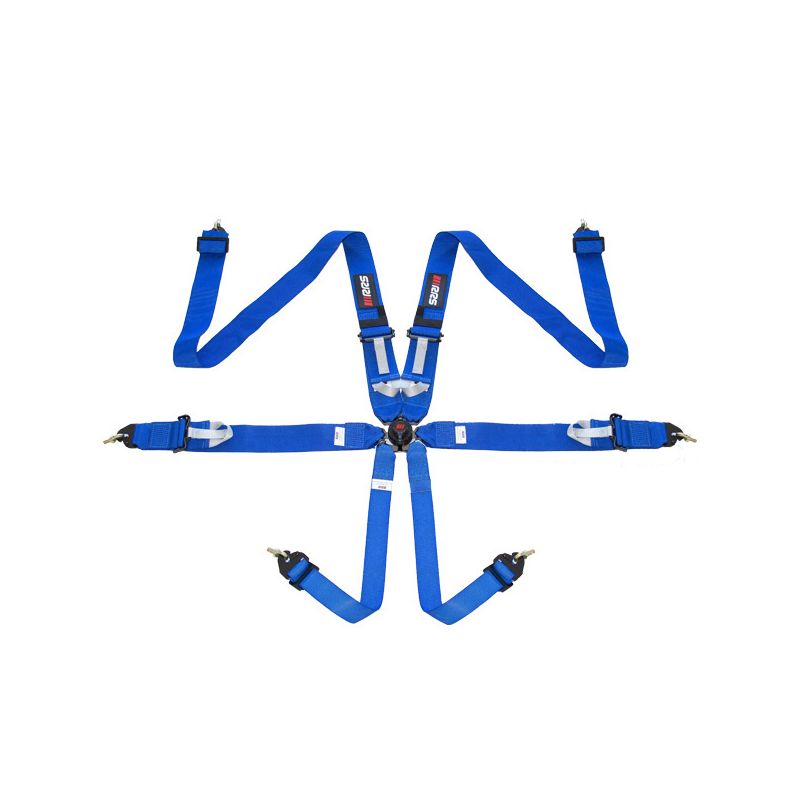Arnés FIA RRS R6 de 6 puntos azul 2,9 kg FIA 8853-2016