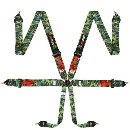 Arnés FIA RRS R6 de 6 puntos camuflaje 2,9 kg FIA 8853-2016