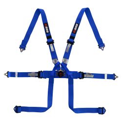 Arnés FIA RRS Monoplaza 2" HANS de 6 puntos azul