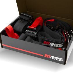 Arnés FIA RRS Monoplaza 2" HANS de 6 puntos negro