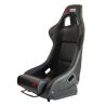 Asiento baket RRS Racing negro de polipiel con soportes y corredera (no FIA)
