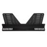 Soportes laterales RRS de aluminio ultralargos y ultraaltos 6 mm para baket (pareja)