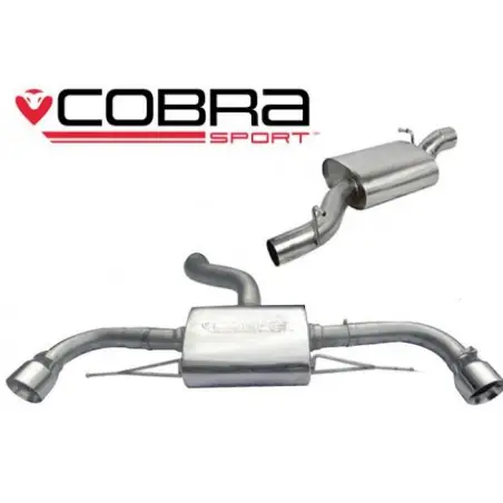 Audi TT (Mk2) 2.0 TFSI Quattro 2012-14 Cat Back Exhaust (Resonated)