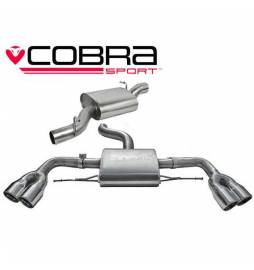 Audi TTS (Mk2) Quattro 2008-14 Cat Back Exhaust (Resonated)
