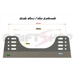 Soportes laterales Sparco de acero FIA (004902)