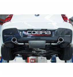 BMW M135i 3 & 5 Door (F20 & F21) June 2013- Cobra Sport / Cat Back Exhaust (Resonated)