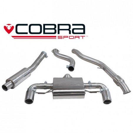 BMW M135i 3 & 5 Door (F20 & F21) June 2013- Cobra Sport / Cat Back Exhaust (Resonated)