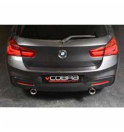 BMW M140i 3 & 5 Door (F20 & F21 LCI) 2015- Cobra Sport / MANUAL GEARBOX - Cat Back Exhaust (Non-Resonated)