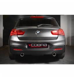 BMW M140i 3 & 5 Door (F20 & F21 LCI) 2015- Cobra Sport / MANUAL GEARBOX - Cat Back Exhaust (Resonated)