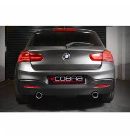 BMW M140i 3 & 5 Door (F20 & F21 LCI) 2015- Cobra Sport / AUTO GEARBOX - Cat Back Exhaust (Resonated)