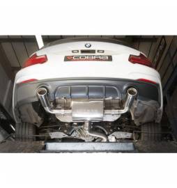 BMW M240i (F22 LCI) 2015- Cobra Sport / MANUAL GEARBOX - Cat Back Exhaust (Non-Resonated)